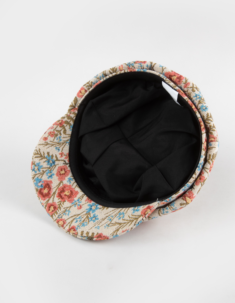 Floral Tapestry Womens Baker Boy Hat - MULTI