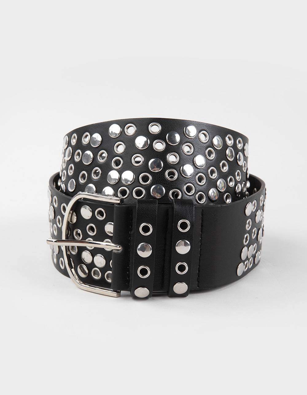 Becca Multi Stud Hip Belt - BLACK