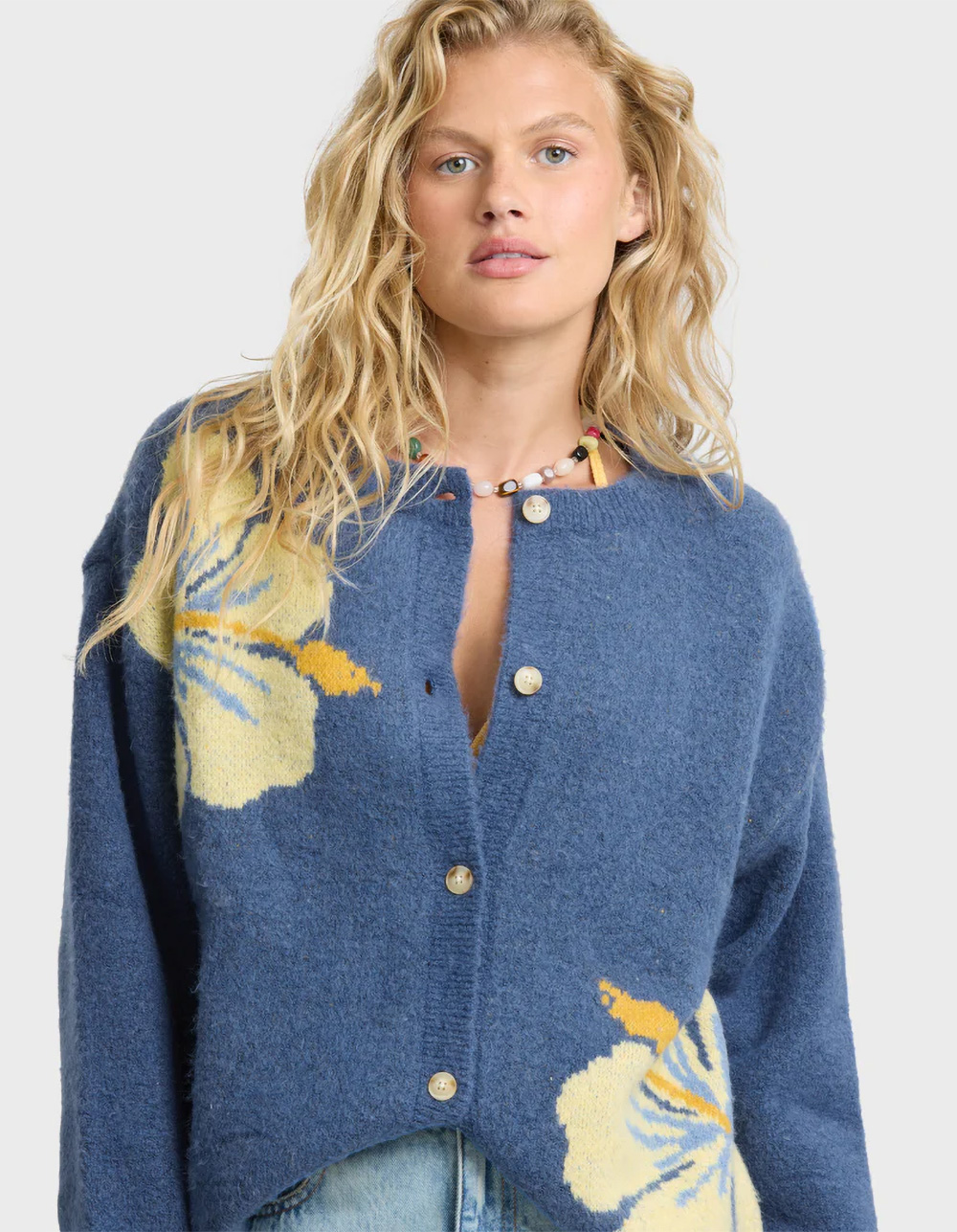 BILLABONG Dixie Womens Cardigan - BLUE COMBO
