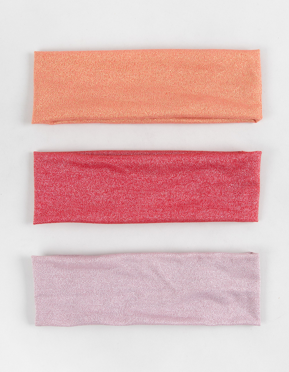 FULL TILT 3 Pack Soft/Shimmer Headbands - MULTI