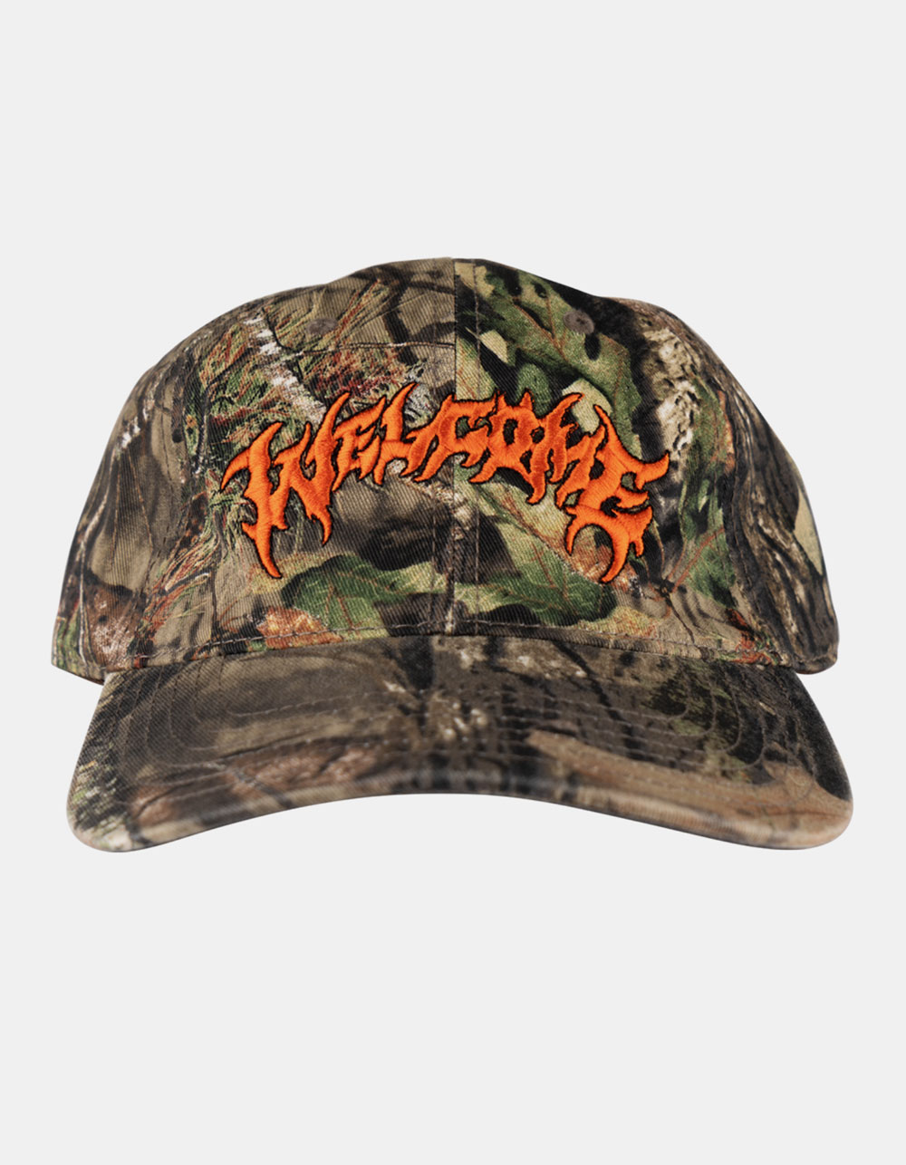 WELCOME SKATEBOARDS Barb Strapback Hat - CAMO