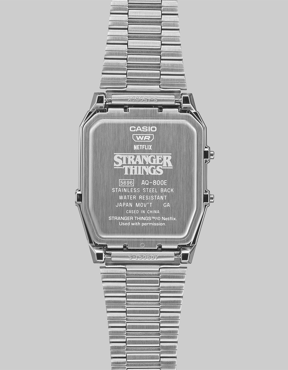CASIO x Stranger Things AQ800EST-1A Watch - BLK/SILVER - ONE SIZE