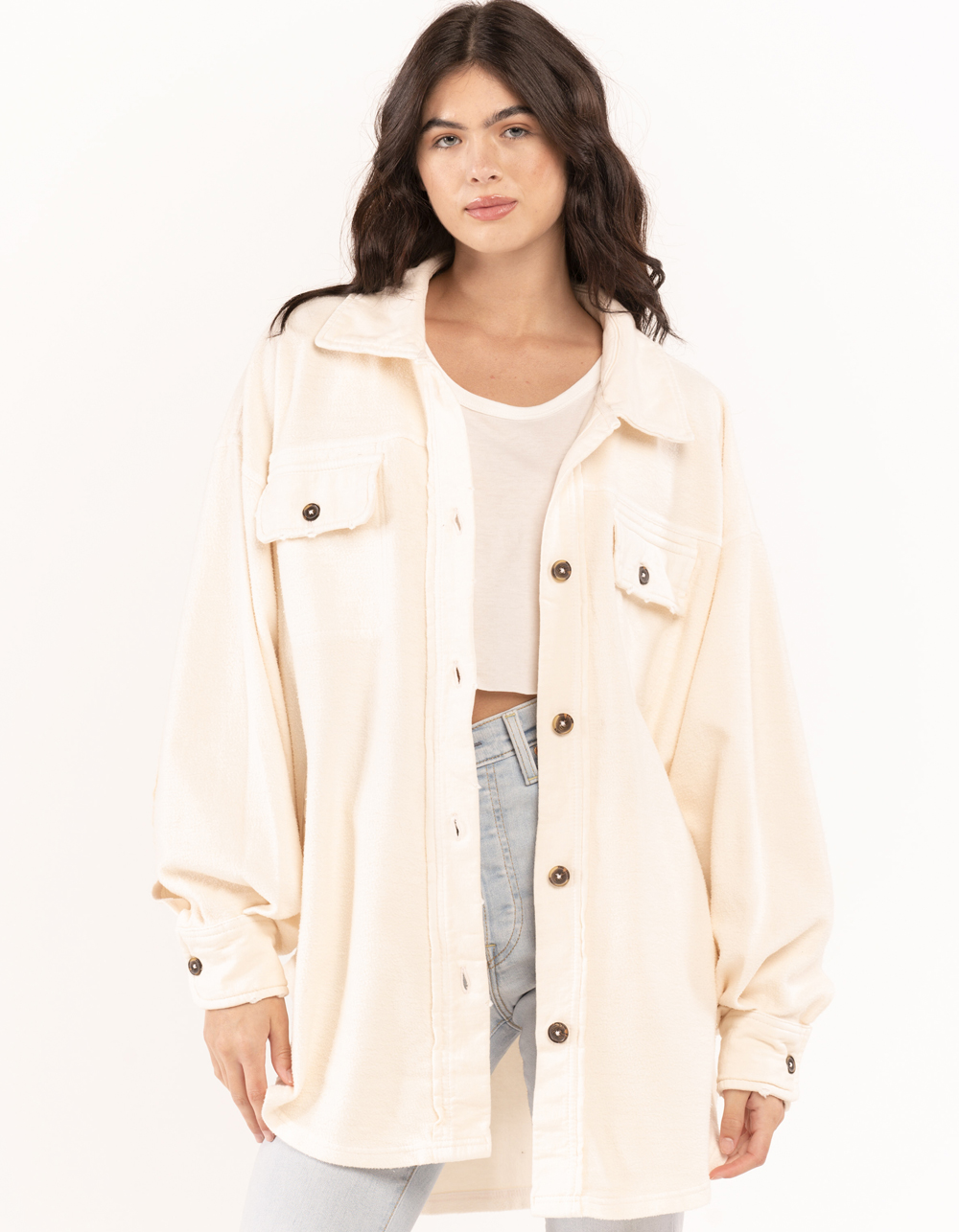FREE PEOPLE Ruby Womens Jacket - CHAMPAGNE | Tillys