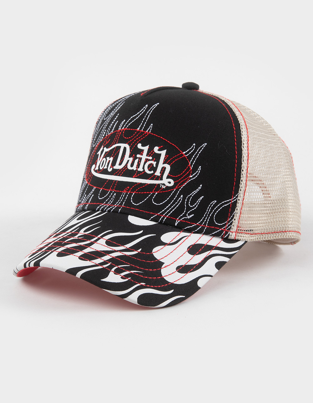 VON DUTCH Heat Trucker Hat - BLK/MULTI