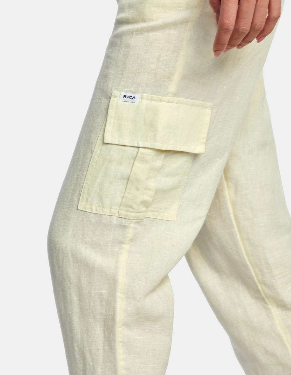 RVCA New Yume Womens Cargo Pants - PALE YELLOW