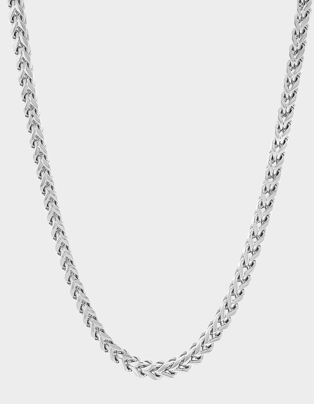 STEEL NATION Stainless Steel 3MM Franco Link Chain - STAINLESS