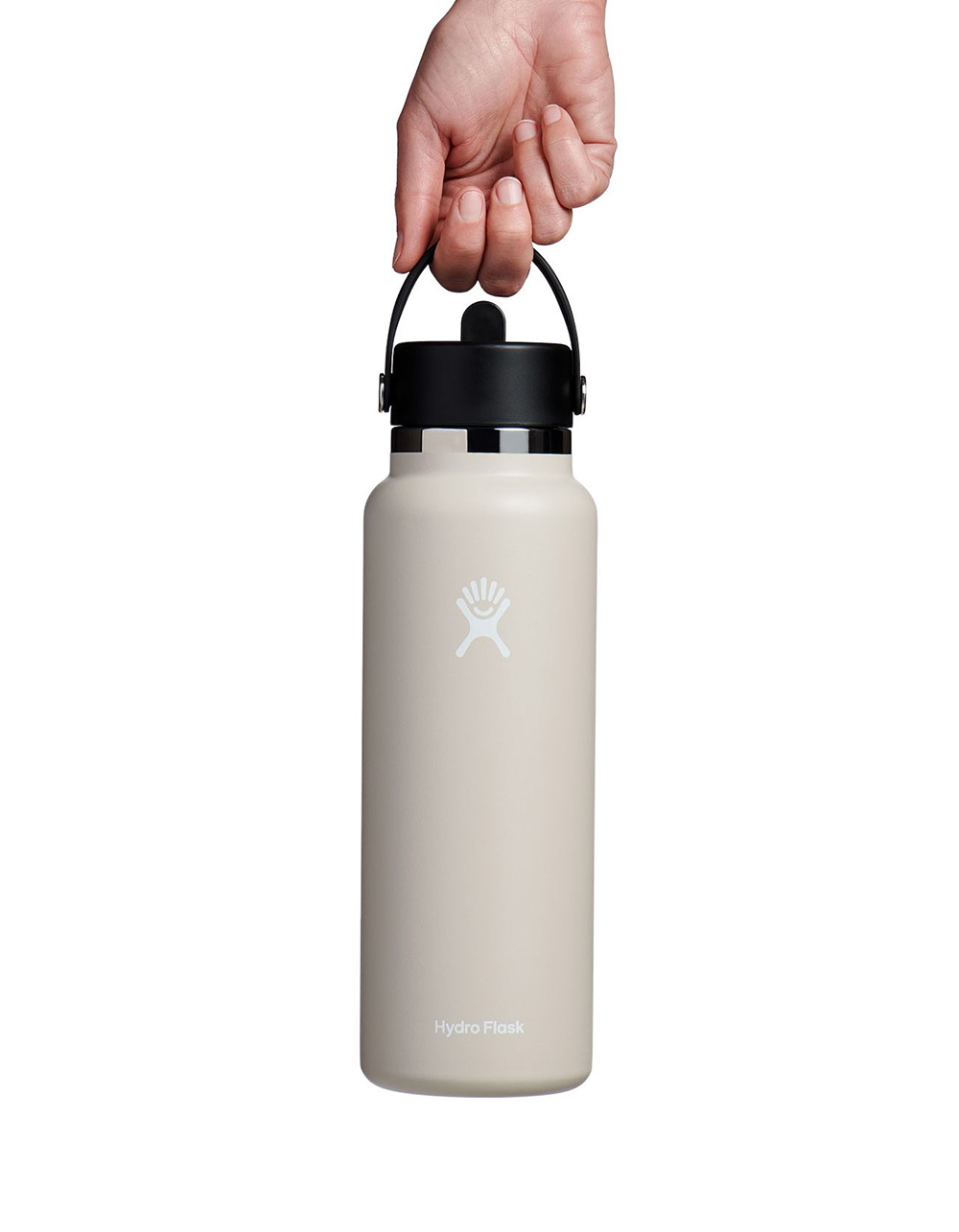 HYDRO FLASK 40 oz Wide Mouth With Flex Straw Cap Water Bottle - OAT