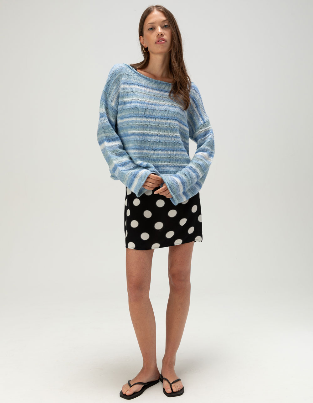 RHYTHM Coastline Womens Sweater - BLUE COMBO