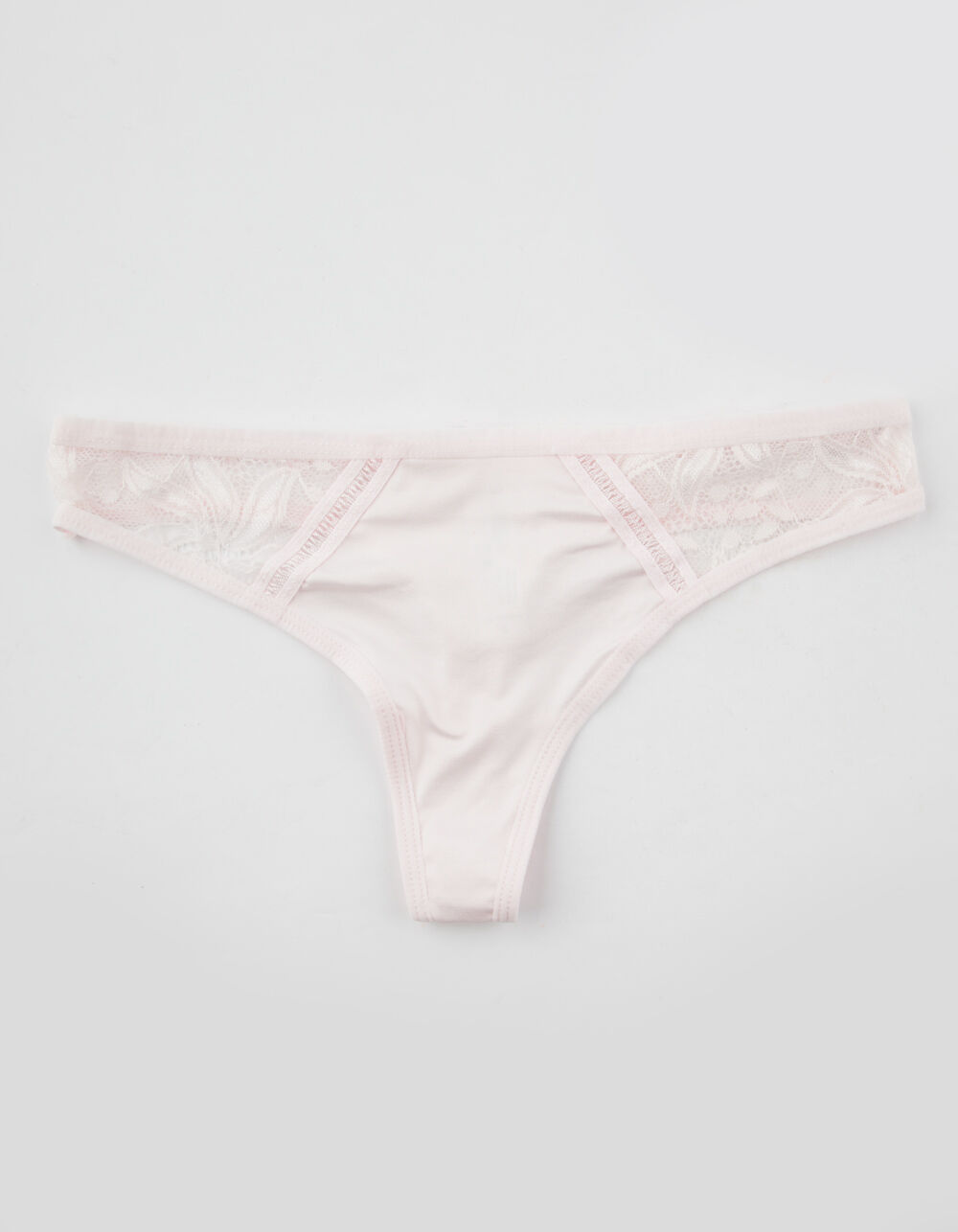FULL TILT Lace Sides Light Pink Thong - PINK | Tillys