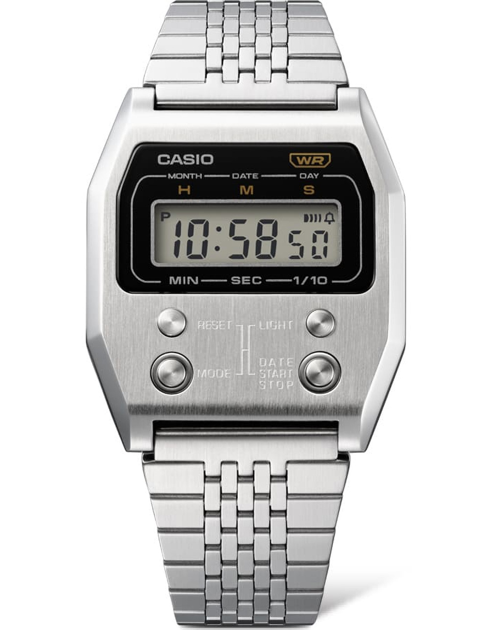 CASIO A1100D-1VT Watch - SILVER