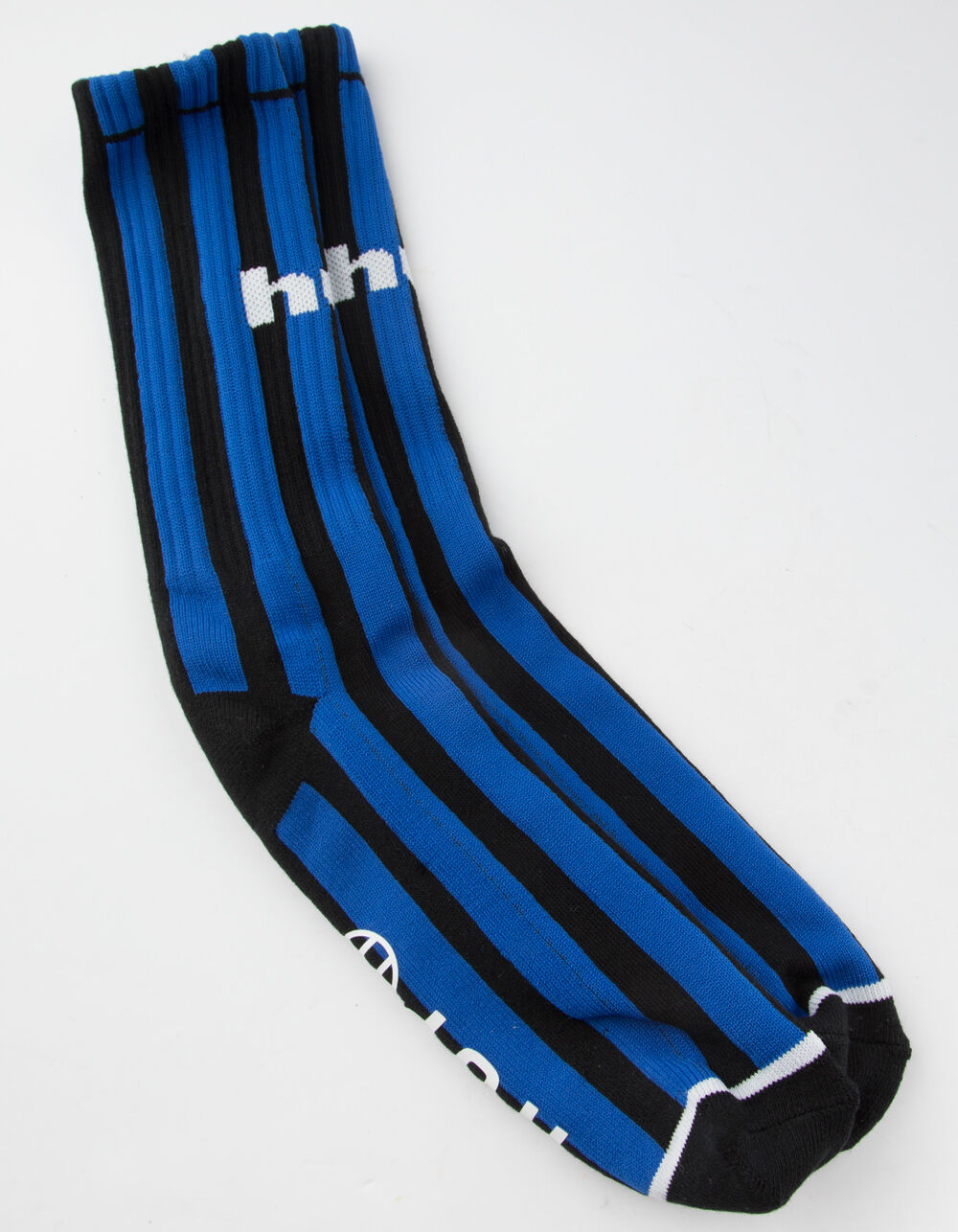 HUF Diego Mens Blue & Black Crew Socks image number 0