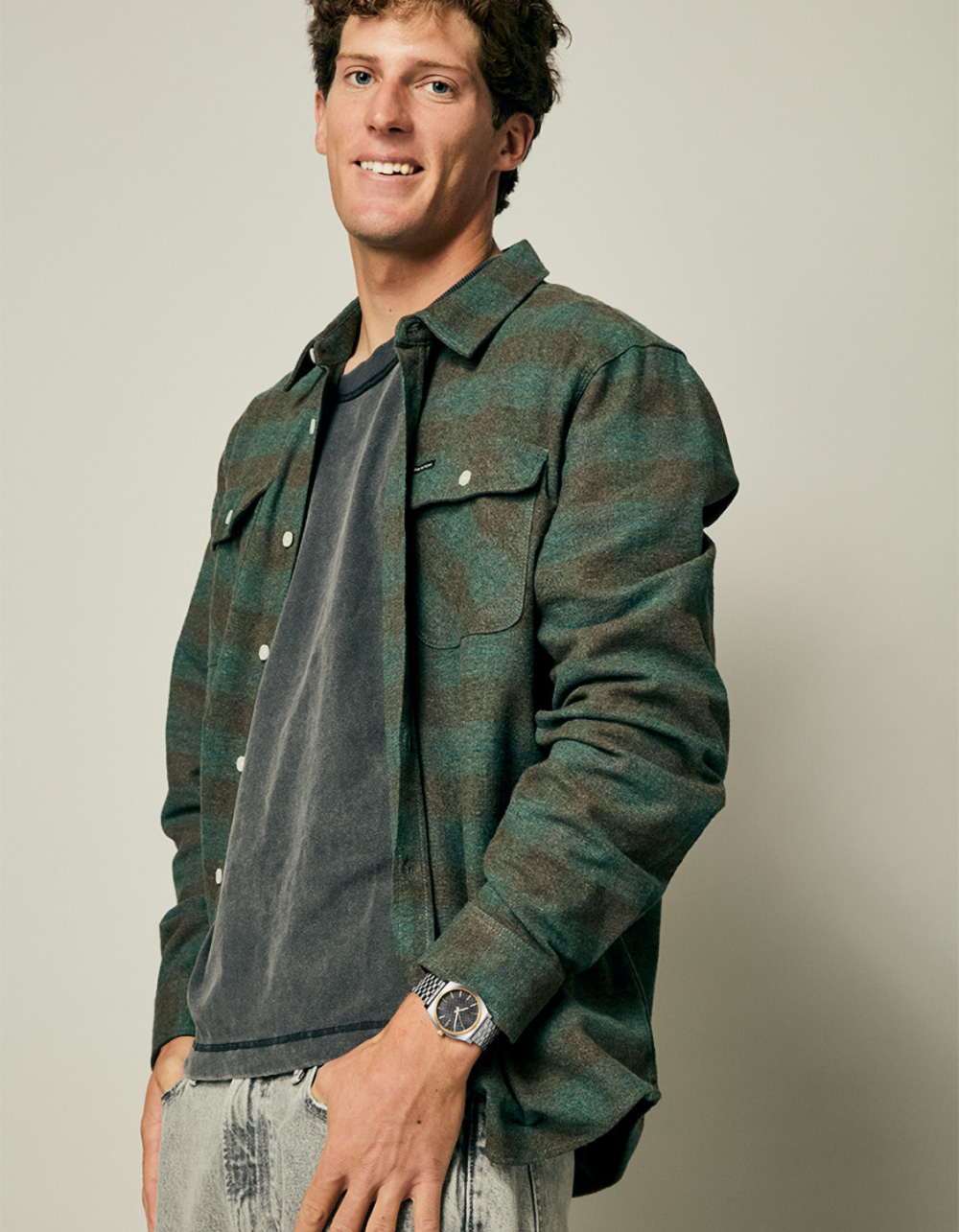 NIXON Time Teller Watch - SILVER