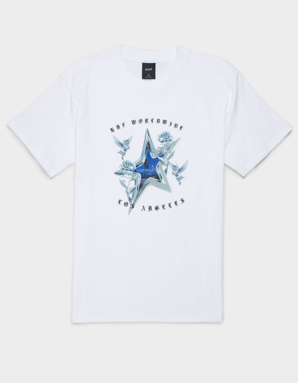 HUF City Emblem Mens Tee - WHITE