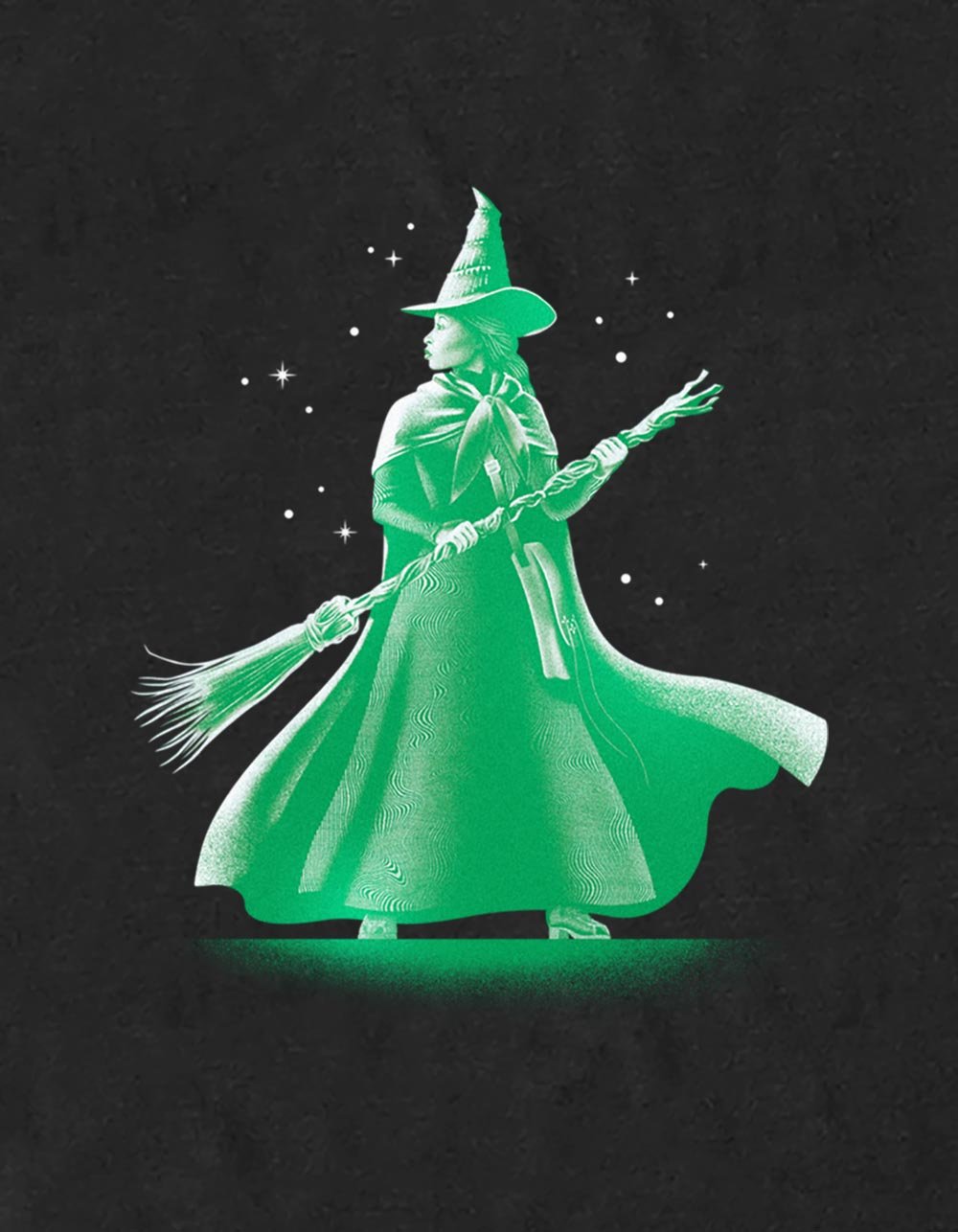 WICKED Elphaba Pose Unisex Tee - BLACK