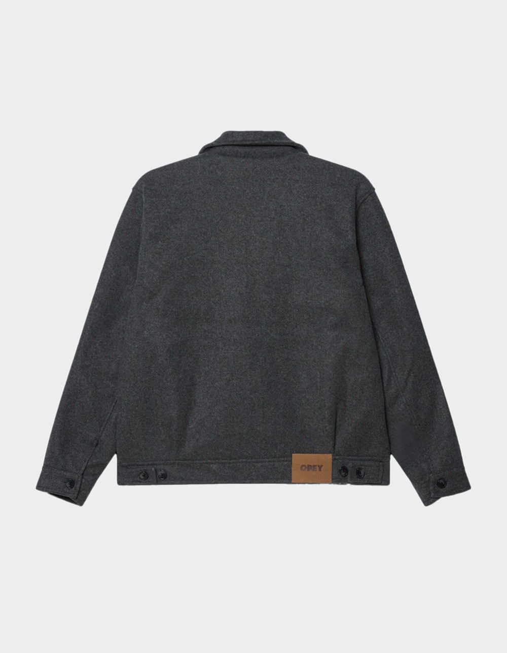 OBEY Lenox Zip Mens Jacket - GRAY