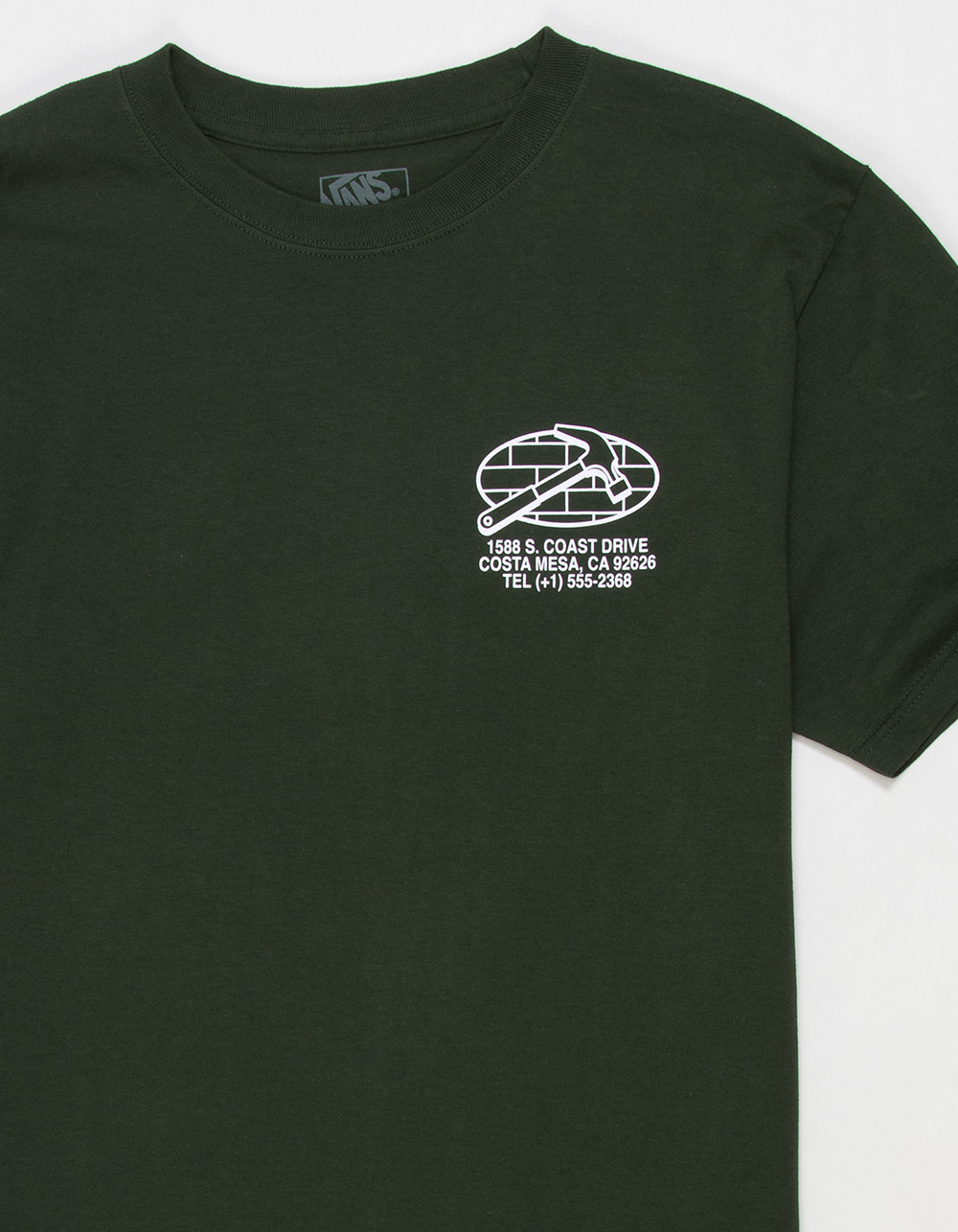 VANS Service Repair Mens Tee - FOREST