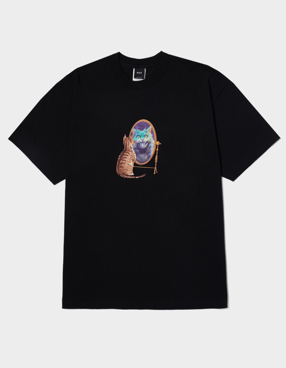HUF Mirror Mens Tee - BLACK