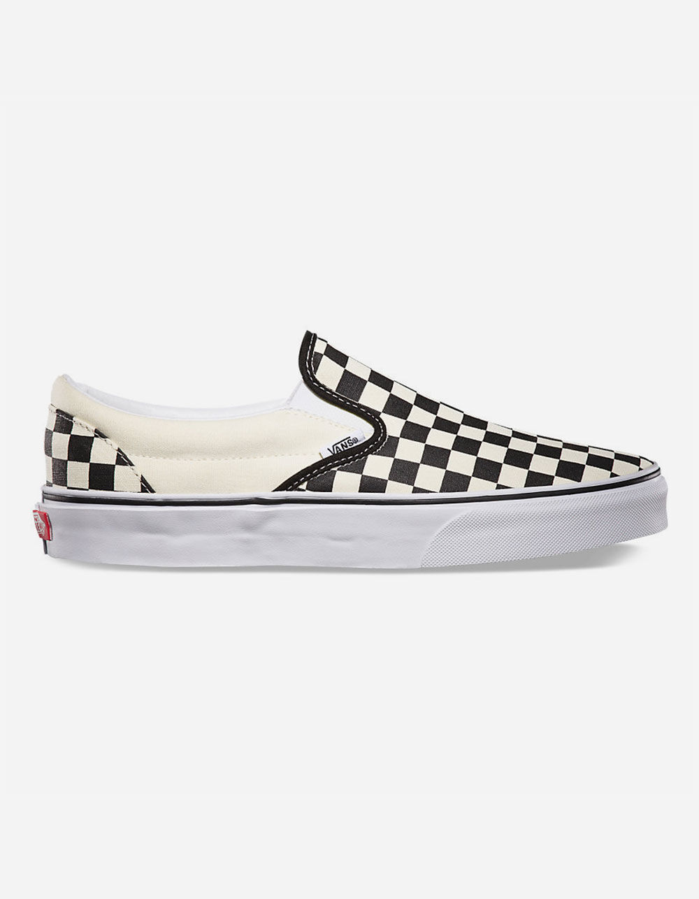 VANS Checkerboard Slip-On Black & Off White Shoes - CHECKERBOARD | Tillys