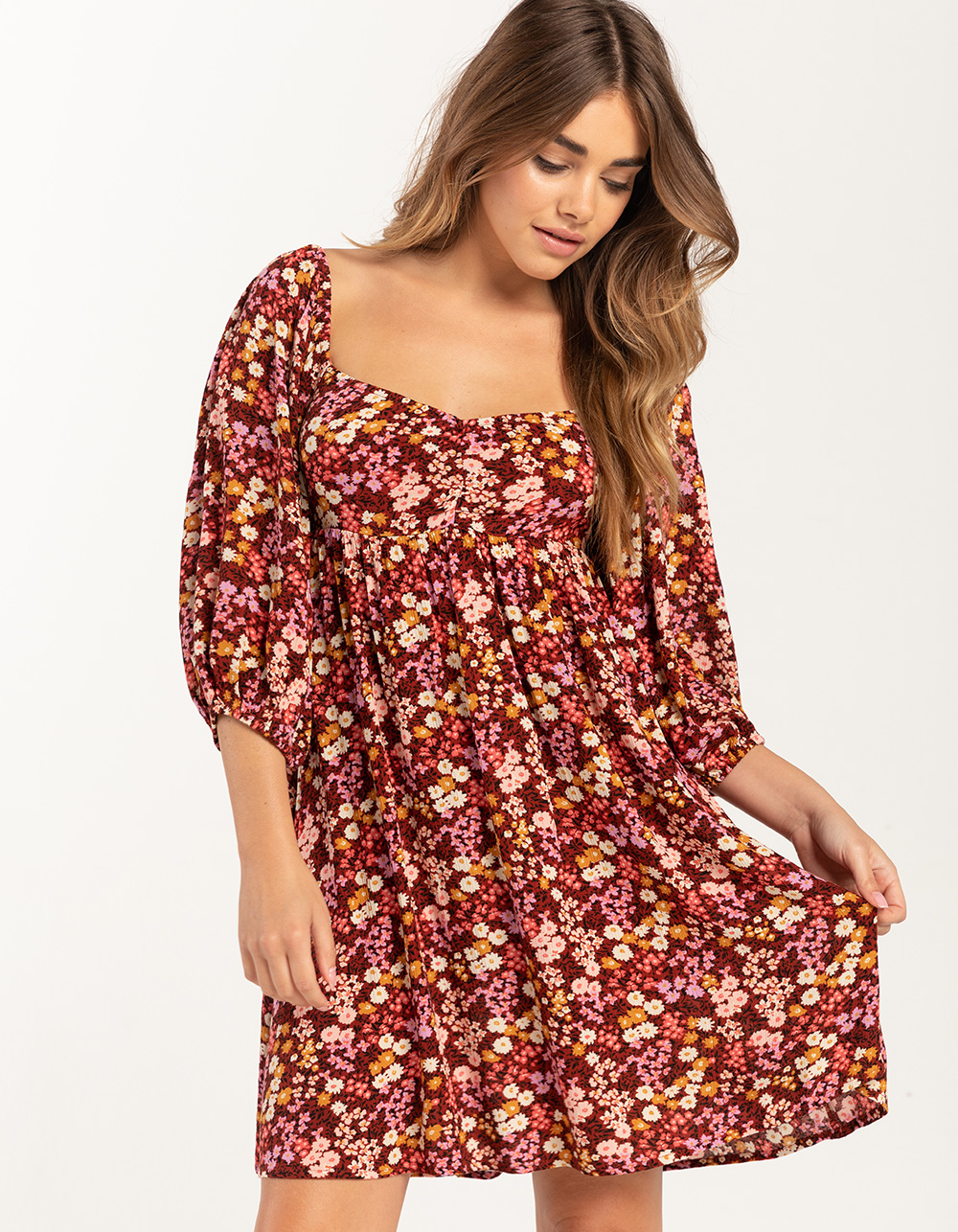 BILLABONG Swept Away Again Womens Dress - MULTI | Tillys