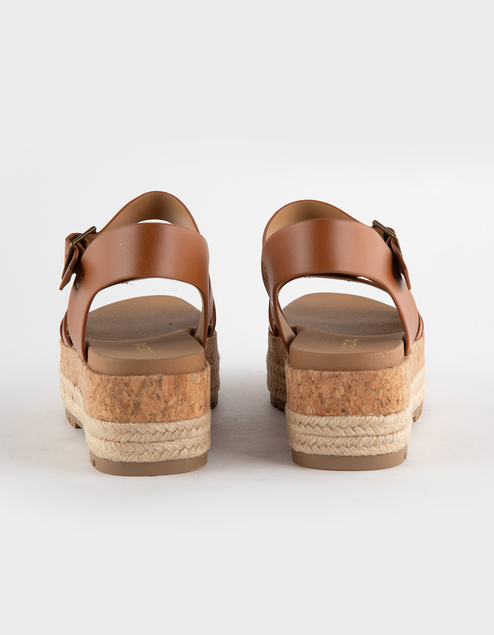 SODA Tabata Womens Platform Sandals - NATURAL
