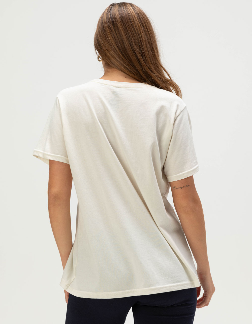 SALTY CREW Drive To The Sea Womens Boyfriend Tee - IVORY