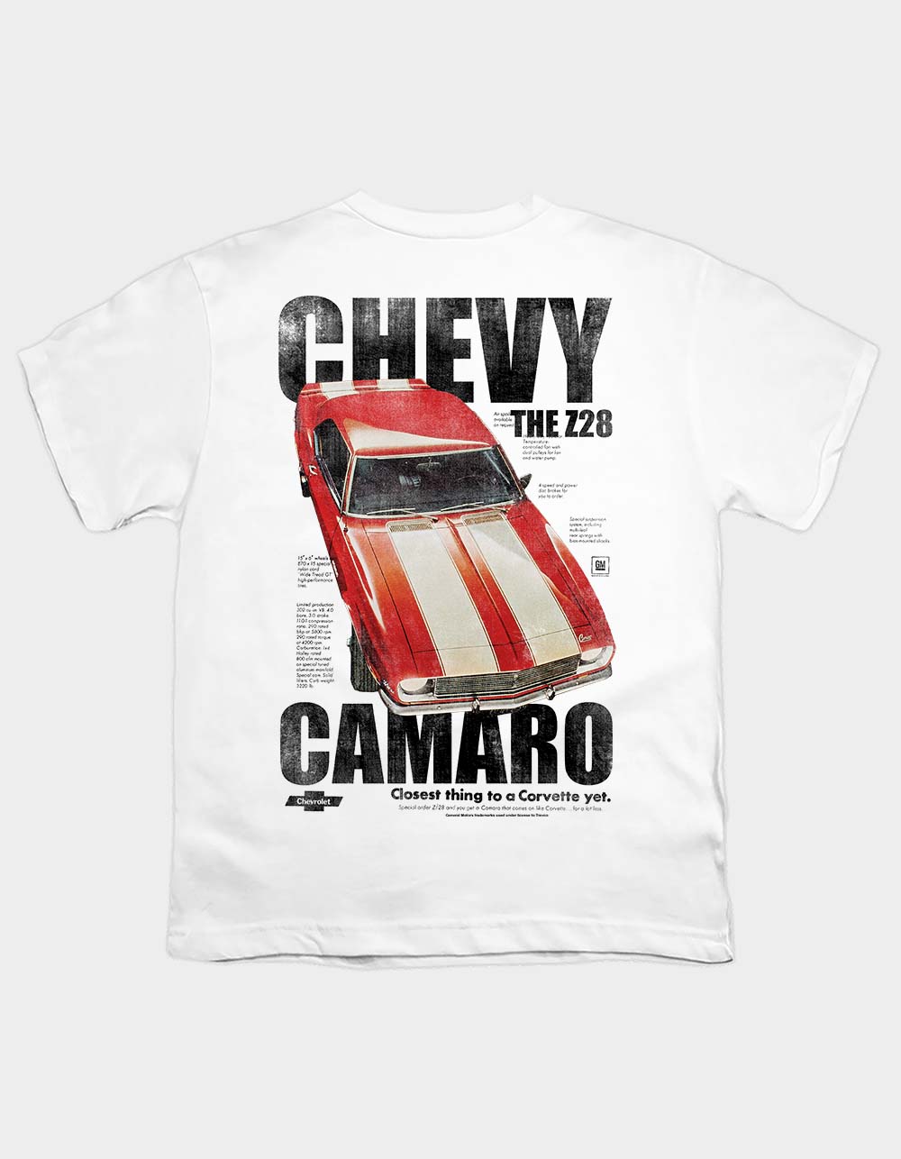 CHEVROLET Camaro Z28 Boys Tee - WHITE