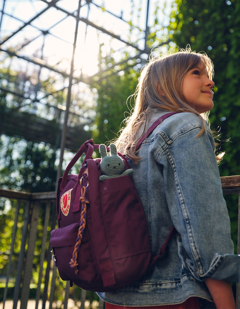 FJALLRAVEN Kånken Mini Backpack - CLEAR BLUE