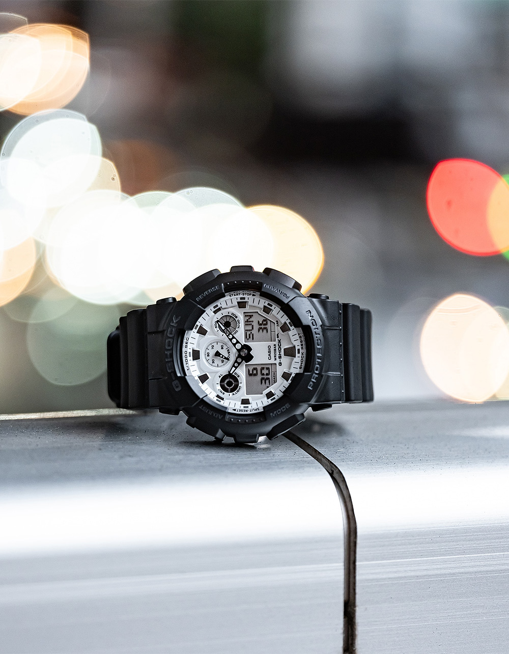 G-SHOCK GA100WD-1A Watch - BLK/WHT