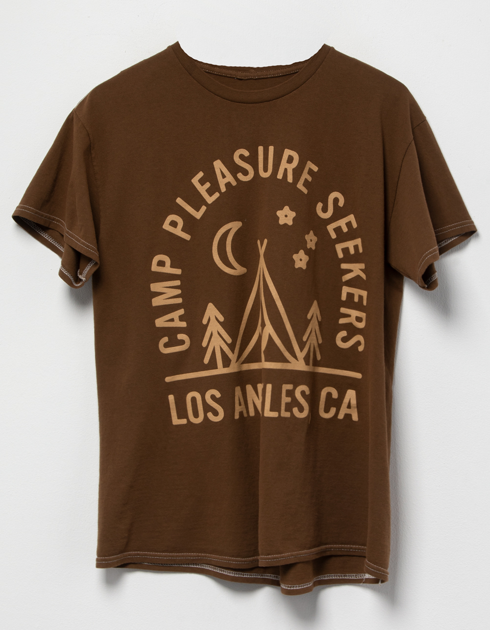 PLAYBOY Camp Womens Tee BROWN Tillys