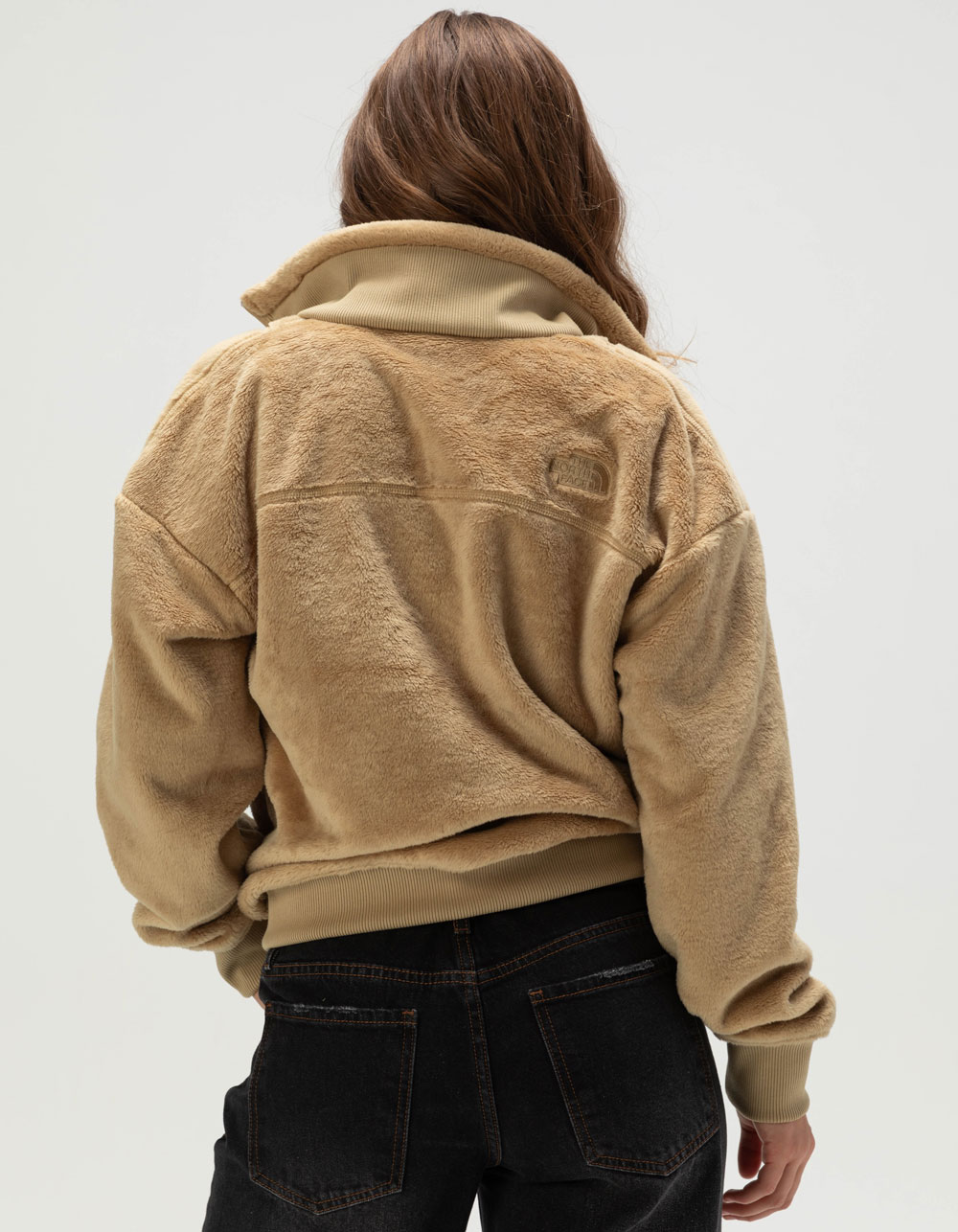 THE NORTH FACE Osito Luxe Womens Jacket - KHAKI