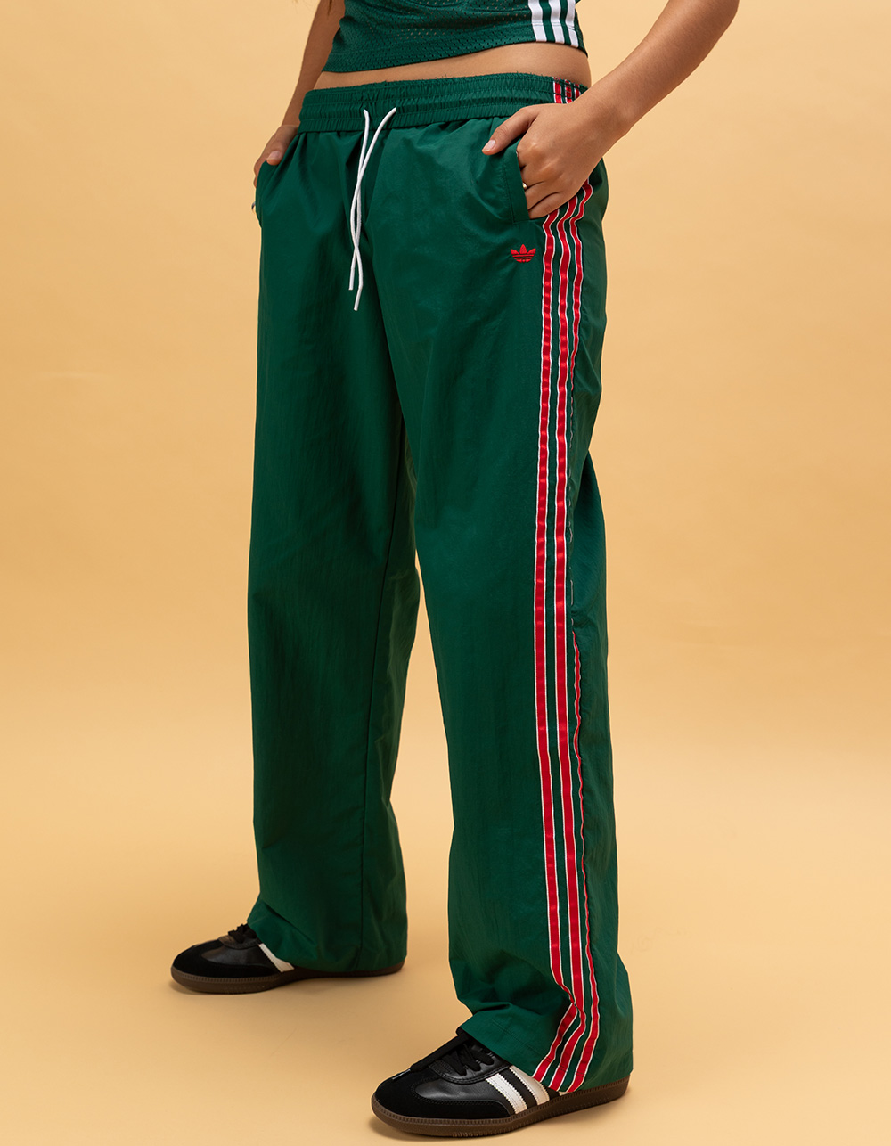 ADIDAS Originals Womens Track Pants - GREEN COMBO