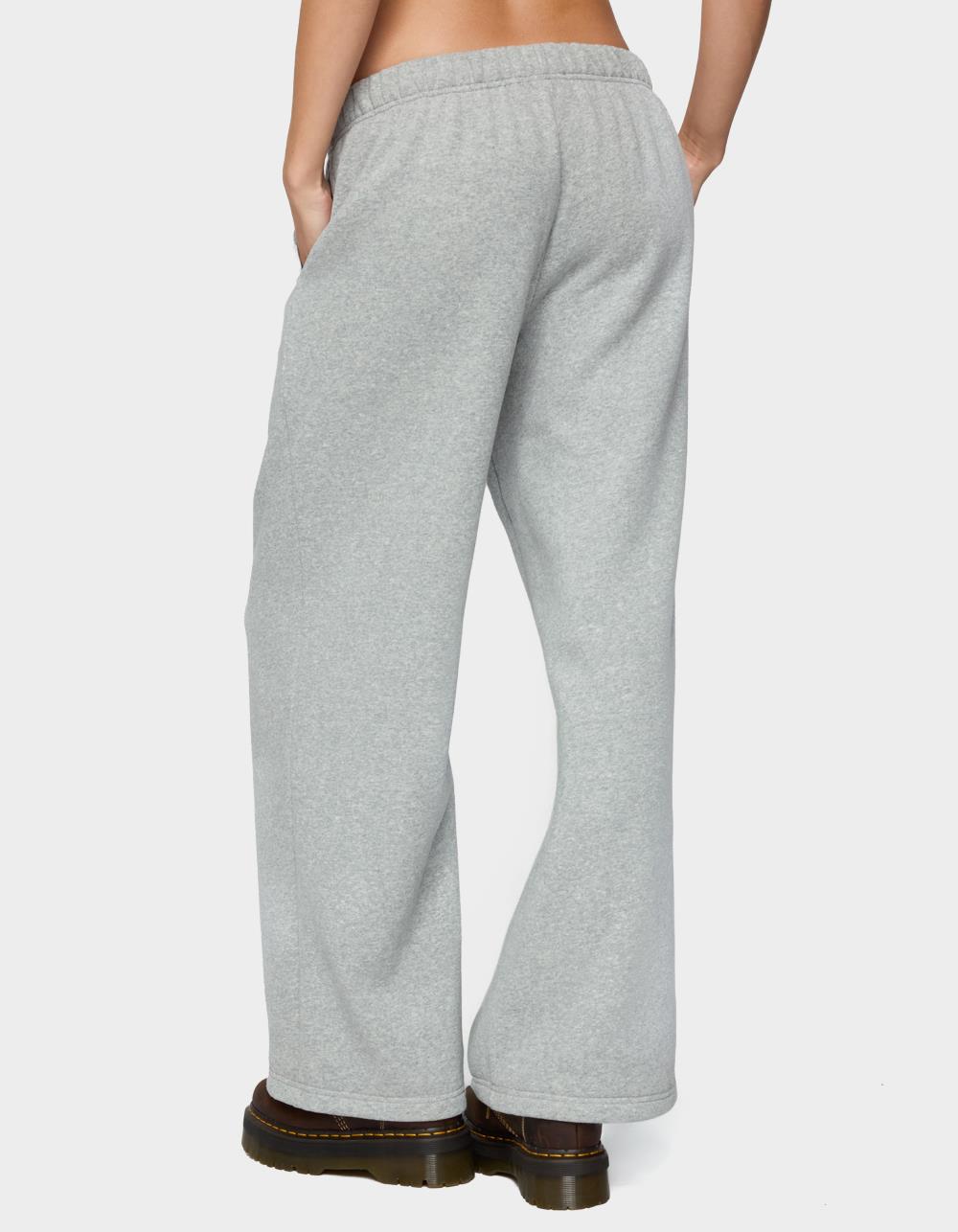Edikted Camo Crush Sweatpants - GRAY