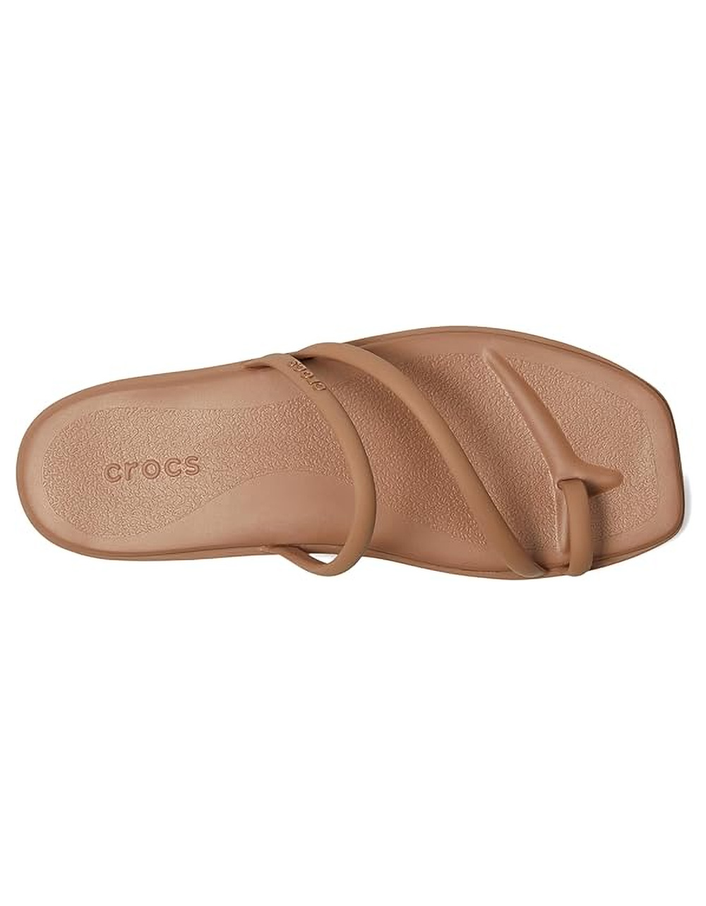 CROCS Miami Womens Toe Loop Sandals - CHOCOLATE
