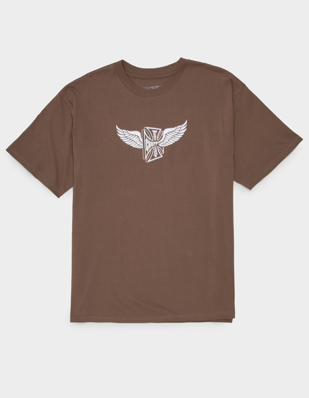 WEST COAST CHOPPERS Wings Mens Tee - BROWN