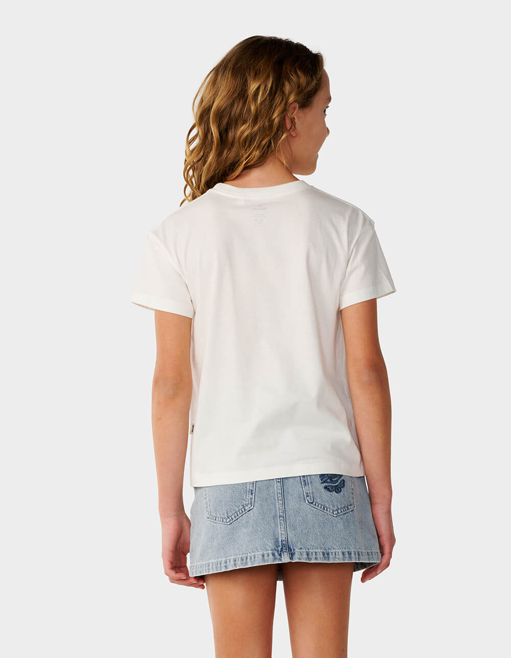RIP CURL Costa Del Sol Girls Band Tee - BONE