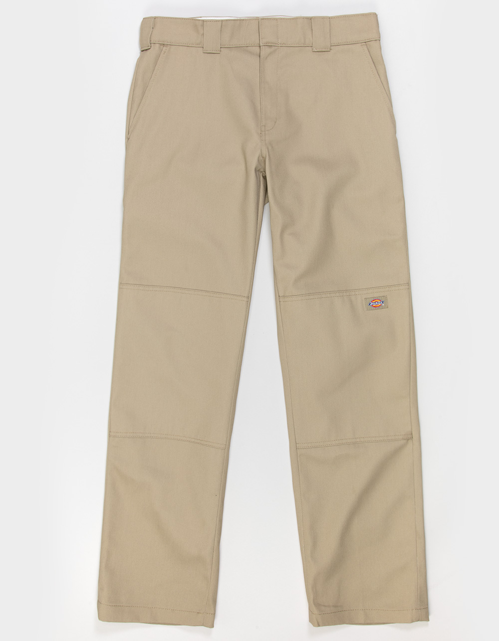 DICKIES Double Knee Slim Straight Mens Pants - KHAKI | Tillys