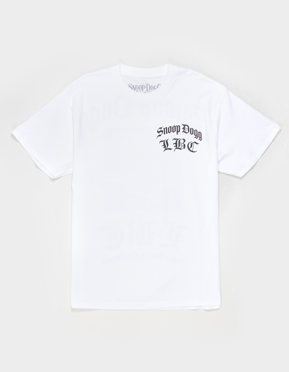 SNOOP DOGG LBC Mens Boxy Tee - WHITE