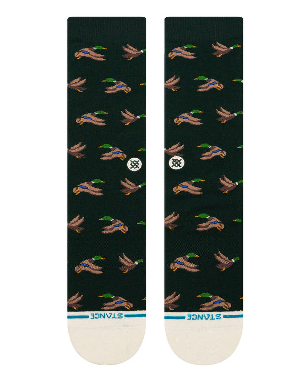STANCE Huntin Mens Crew Socks - GREEN COMBO