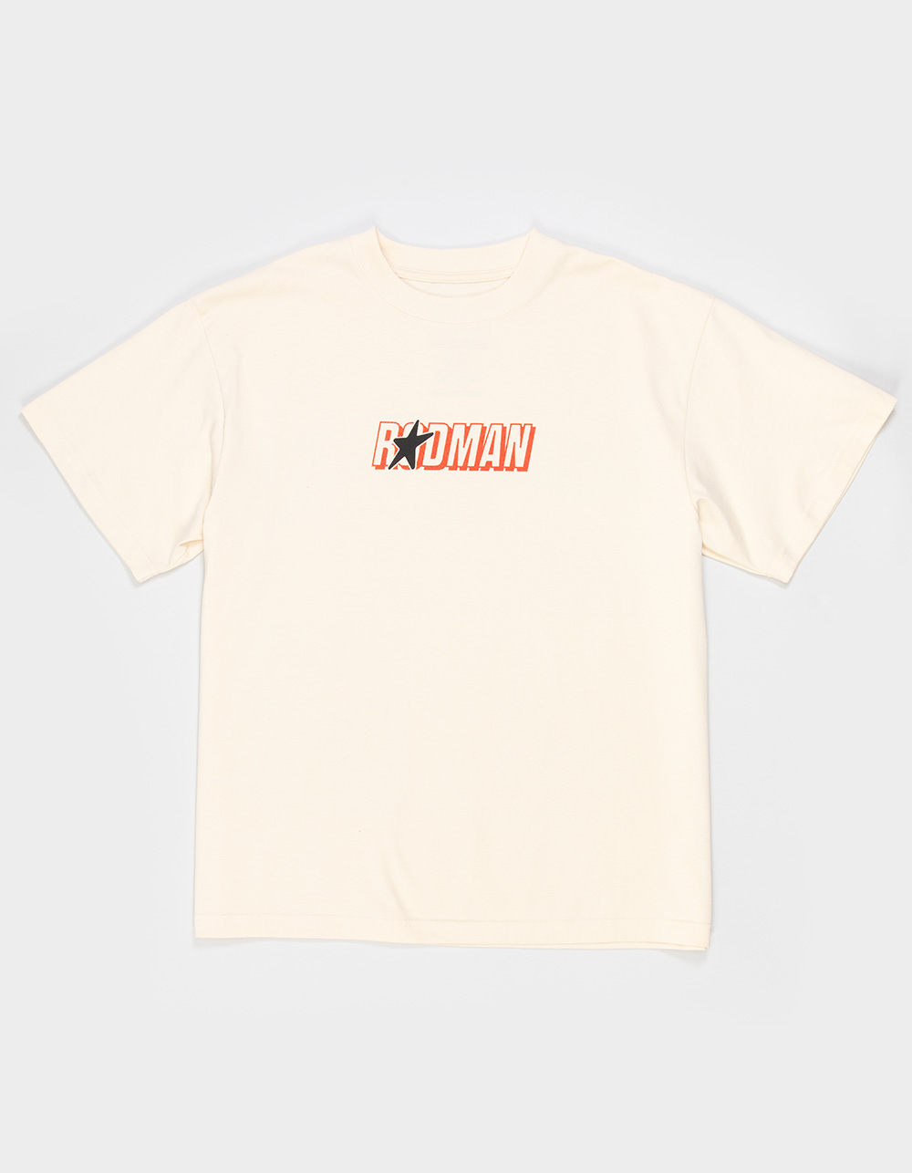 RODMAN Tabloid Mens Boxy Tee - CREAM