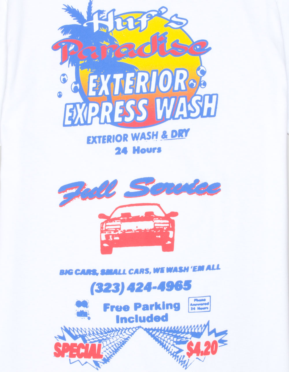 HUF Full Service Mens Tee - WHITE