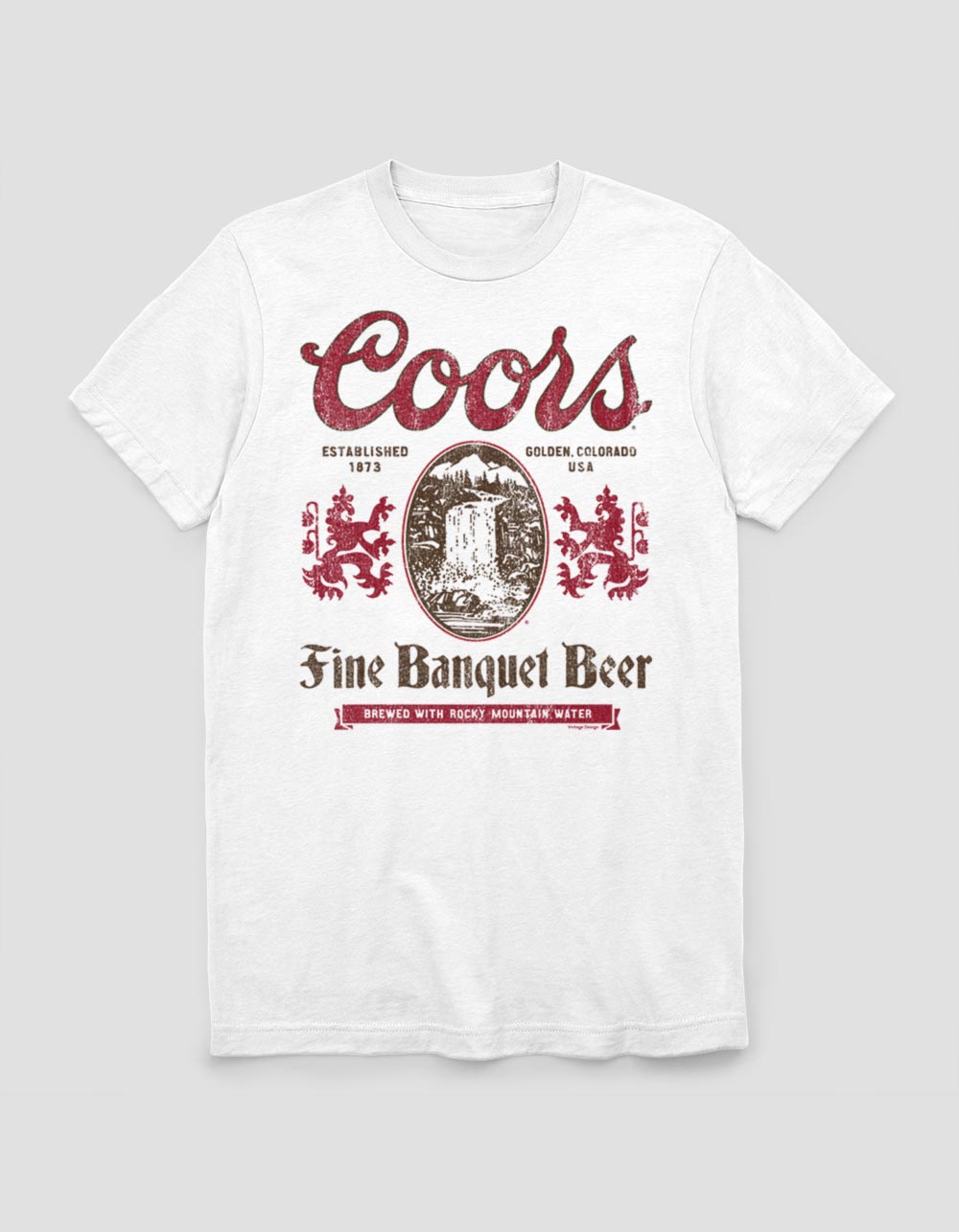 COORS Banquet Beer Unisex Tee WHITE Tillys
