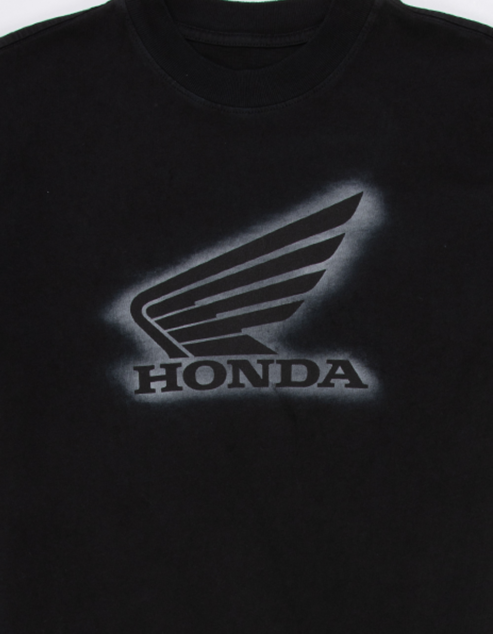 HONDA Spray Logo Boys Tee - WASHED BLACK