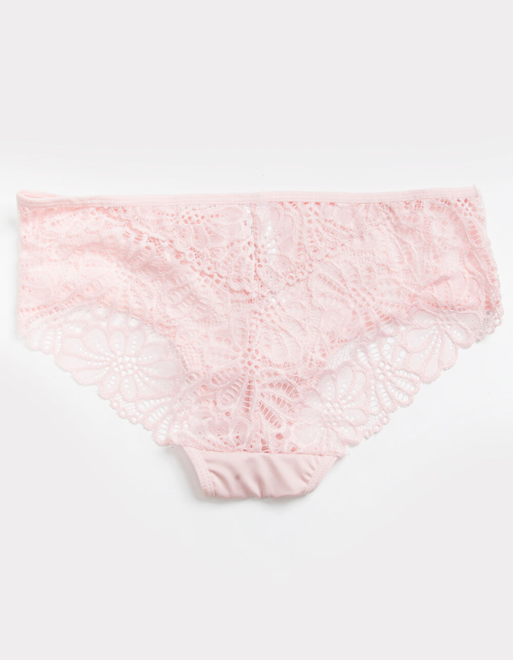FULL TILT All Over Lace Light Pink Bikini Panties - LIGHT PINK