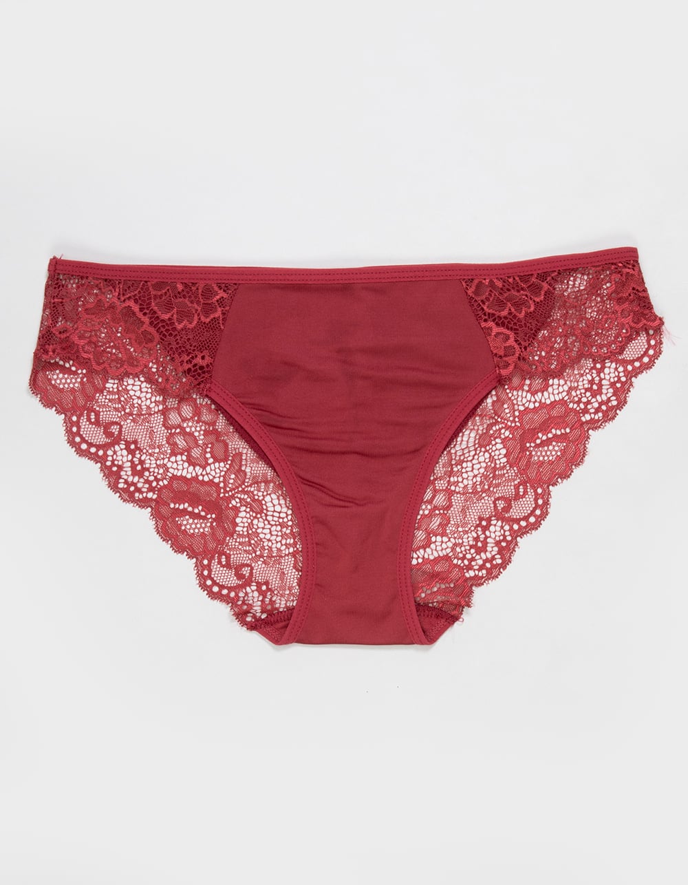 FULL TILT Micro Lace Bikini Panties - RED