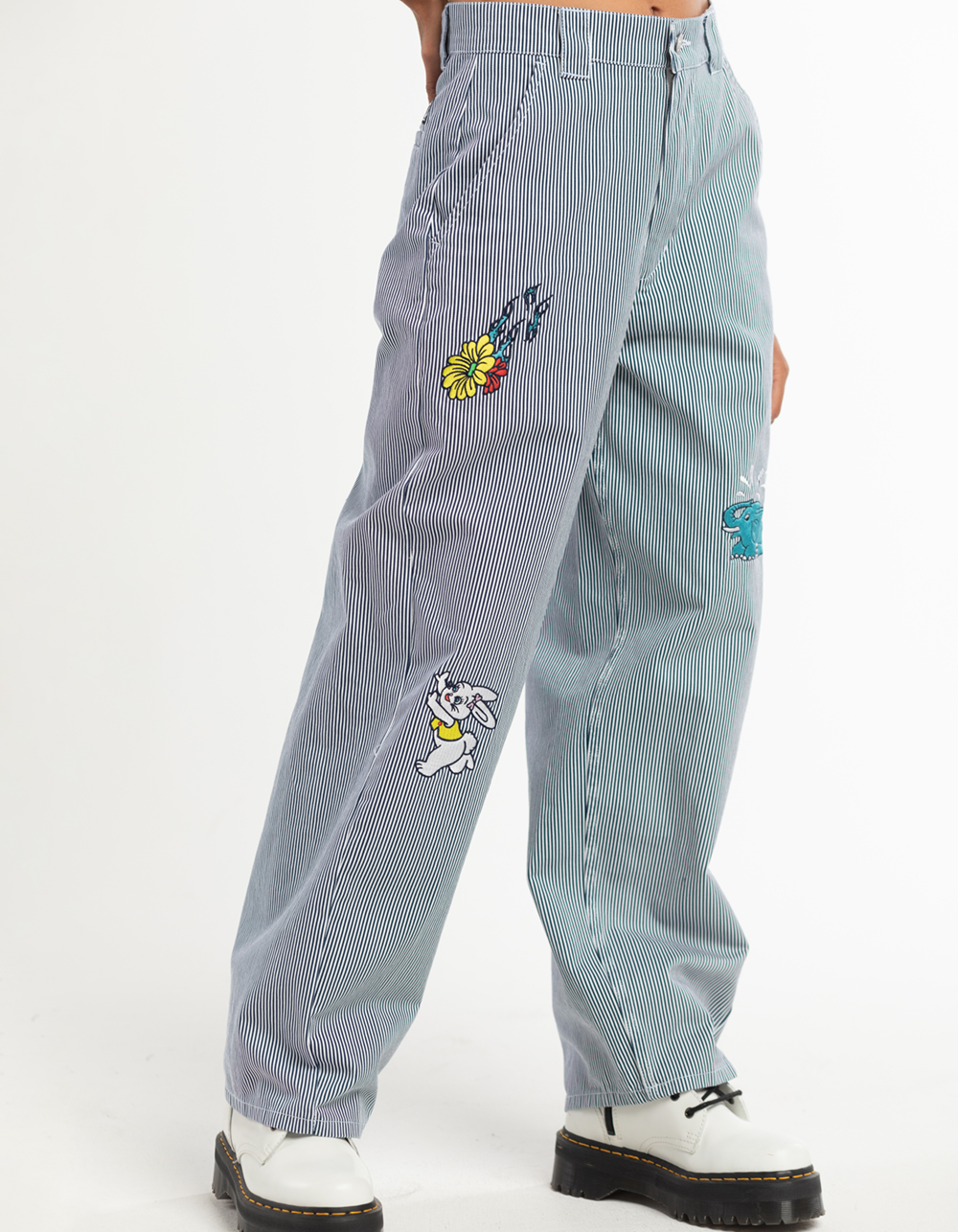 OBEY Haru Womens Baggy Pants - BLUCO 