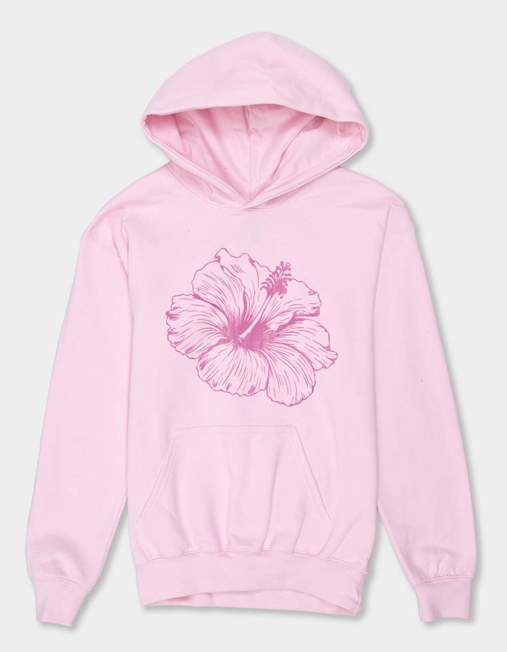 HIBISCUS Outline Unisex Kids Hoodie