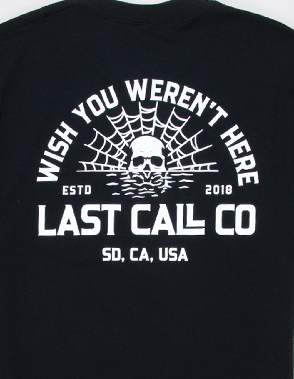 LAST CALL CO. Wish Badge Mens Tee - BLACK