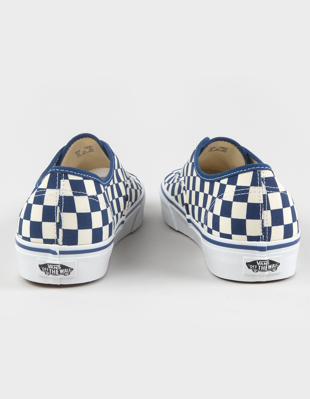 VANS Authentic Checkerboard Shoes - BLUE COMBO