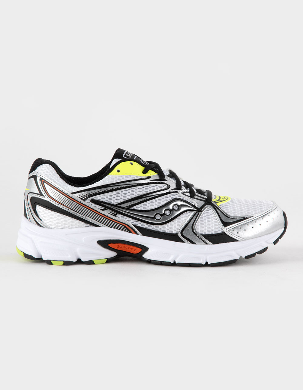 SAUCONY Grid Ride Millennium Mens Shoes - BLK/SILVER