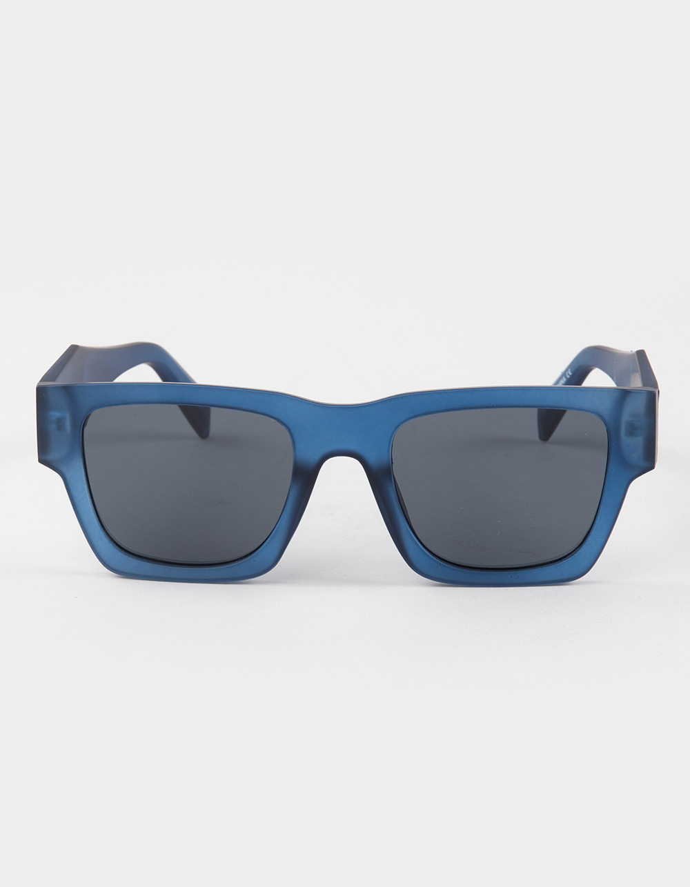 RSQ Matte Square Luster Sunglasses - NAVY